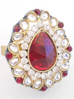 Kundan Finger Ring